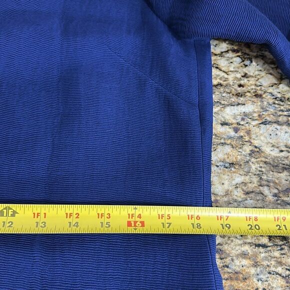 Maje Risette Metallic-Trimmed Textured V- Neck Shift Dress Size L - Picture 9 of 12